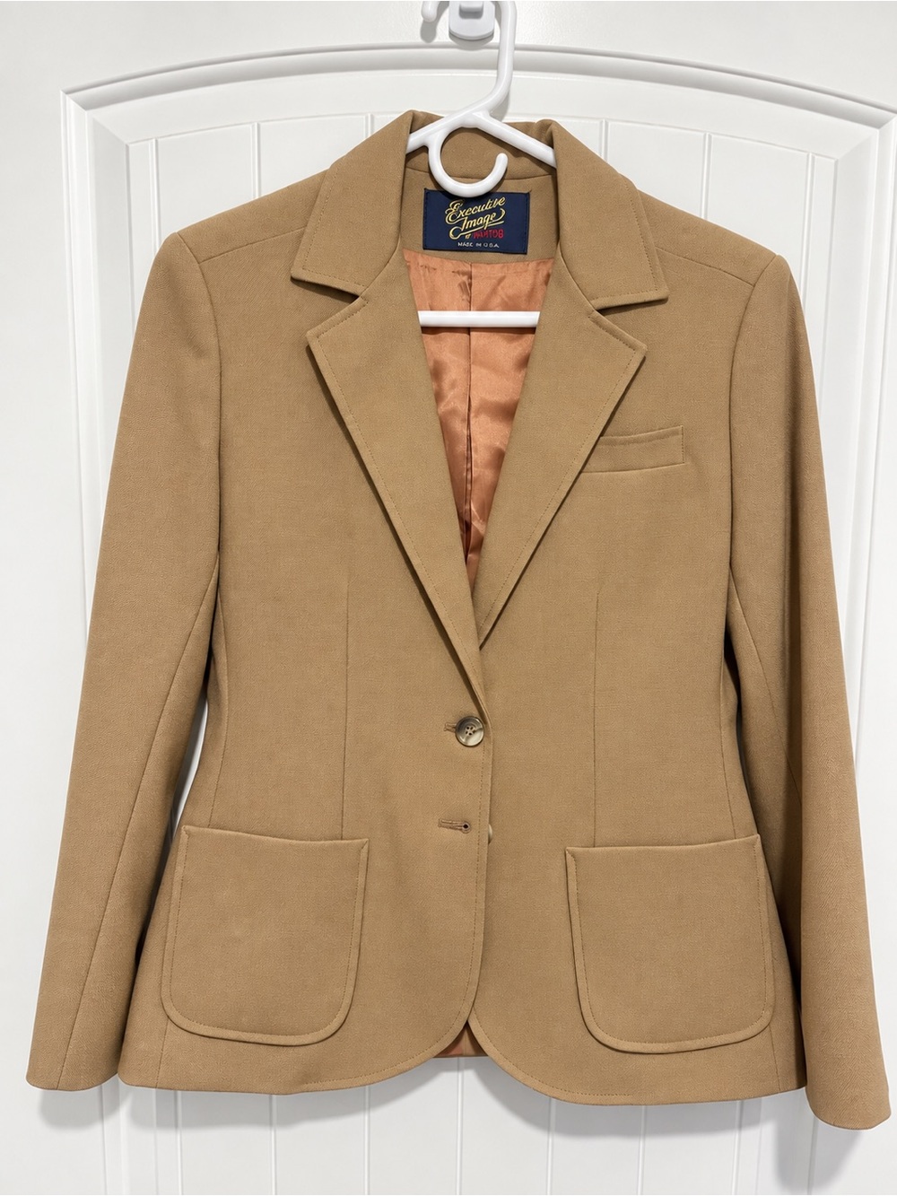 Vintage Executive Image Hartog Wool Blend Blazer Size 6 Made USA